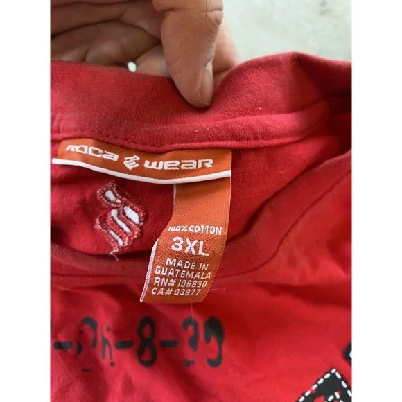 Rocawear Shirt Mens 3XL Red 99 Roc Applique Logo Graphic Tee Hip Hop Streetwear - Picture 9 of 10